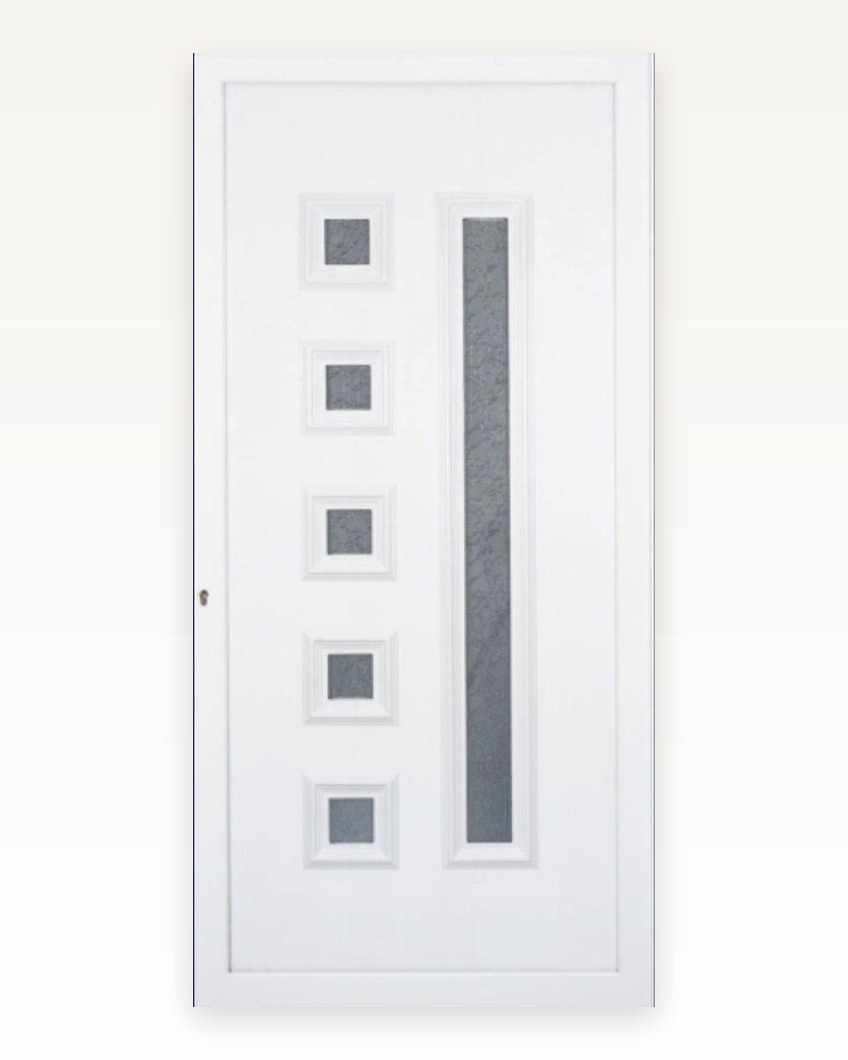 Каталожна визуализация на панел SK24T в бяло с огледална подредба